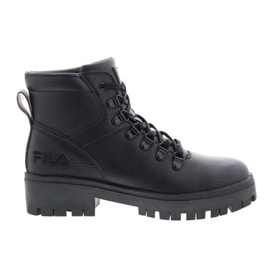 Женские повседневные модельные ботинки Fila Ty20 5HM01100-001 черного цвета с синтетической шнуровкой