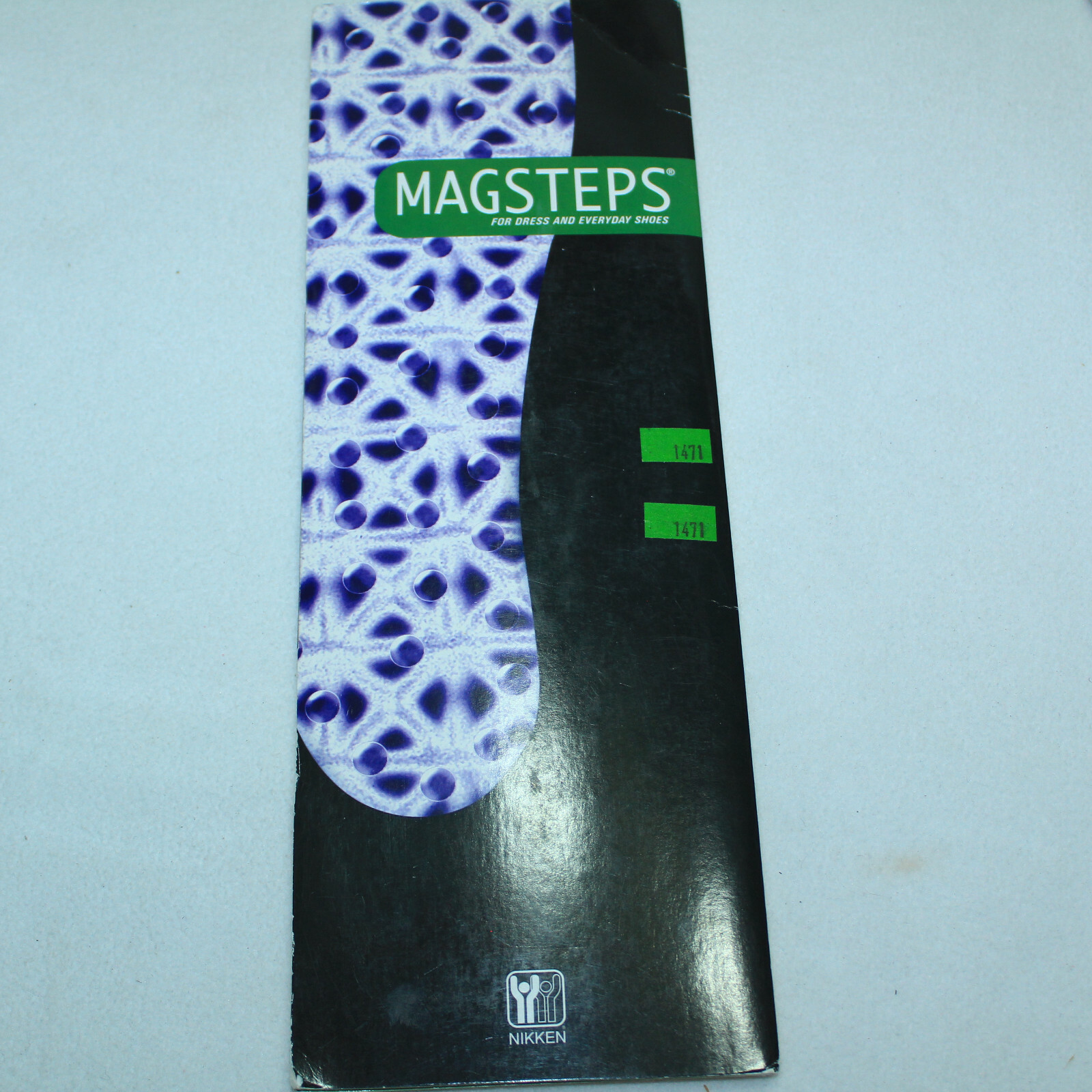 NEW NIKKEN MAGSTEPS MAGNETIC INSOLES #2001 MEDIUM 7-12  NEW OLD STOCK IN PACKAGE