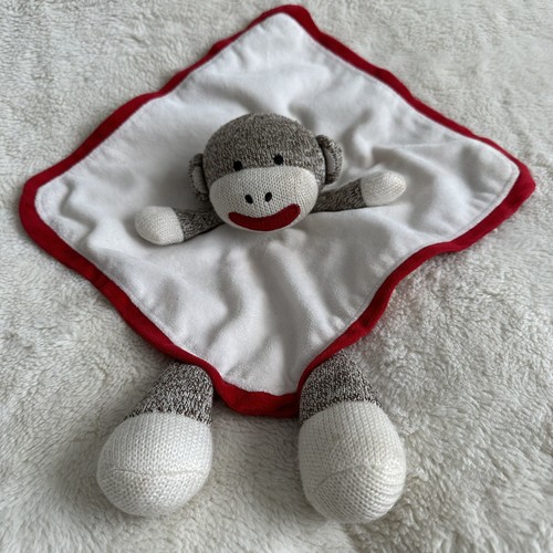 Monkey Plush Lovey Comfort Security Blanket 15 Inch