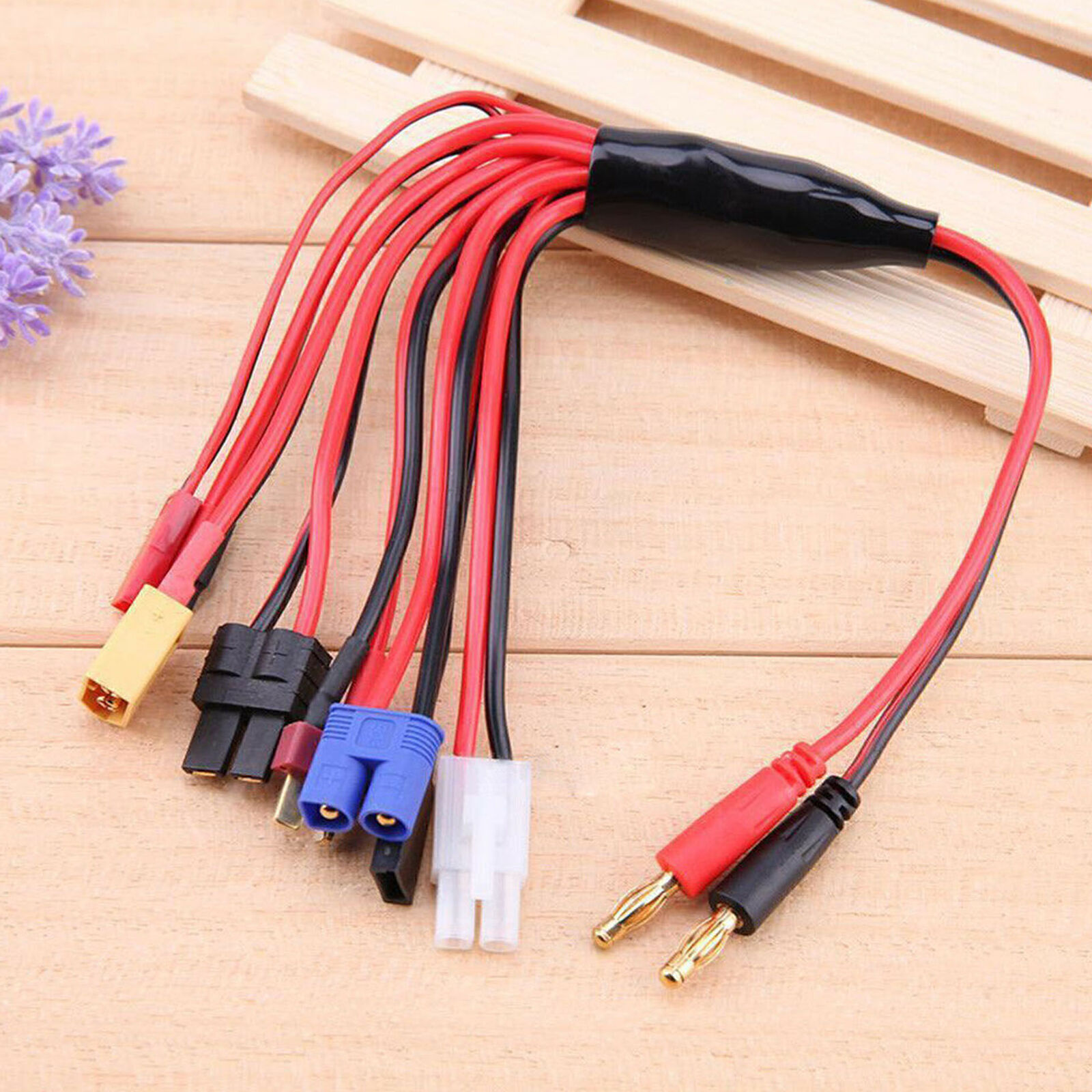1pc New 8 in 1 Lipo Battery Charger Multi Charging Plug Convert Cable for RC Car