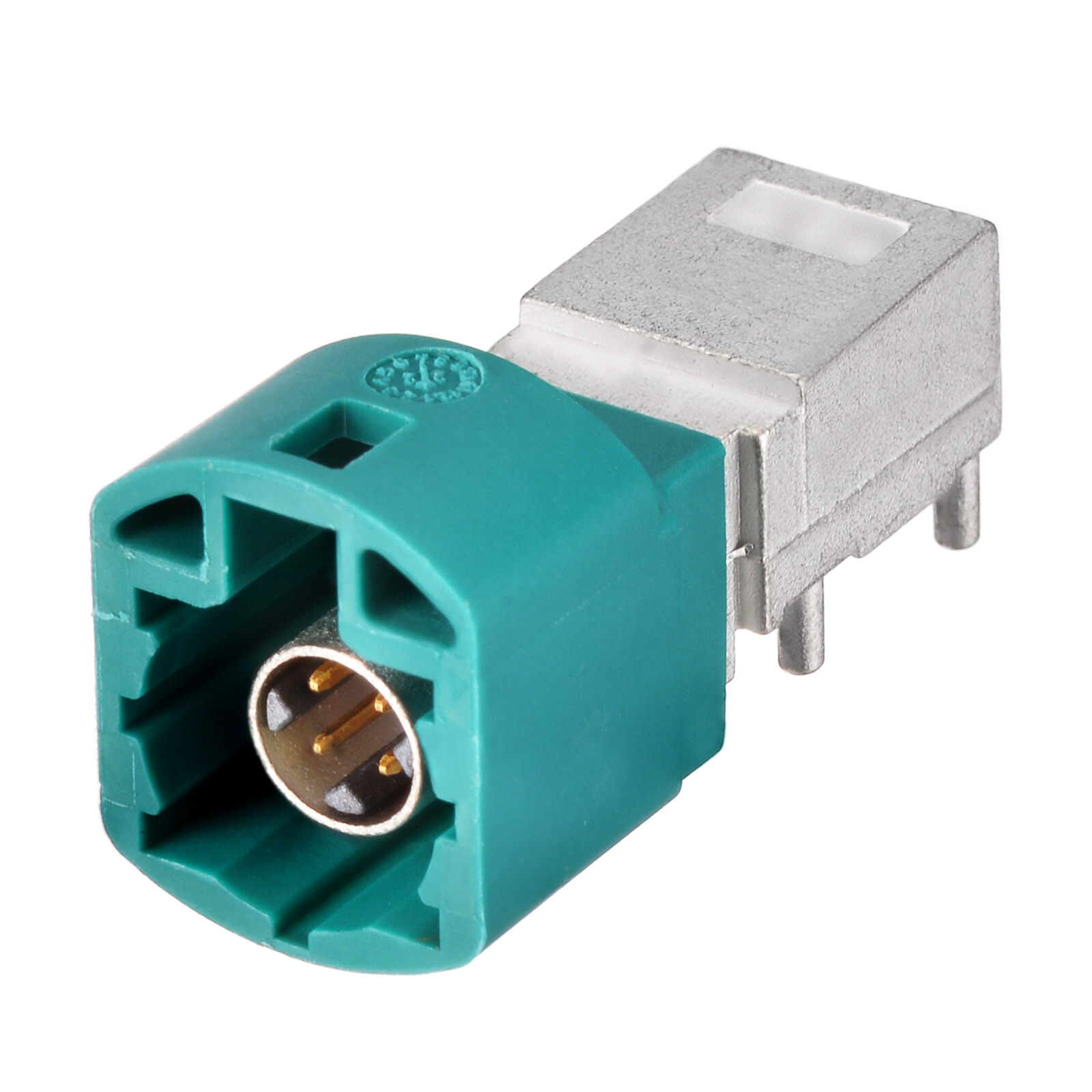 5xHSD RF Car Connector Fakra 4 pin Code Z male PCB mount