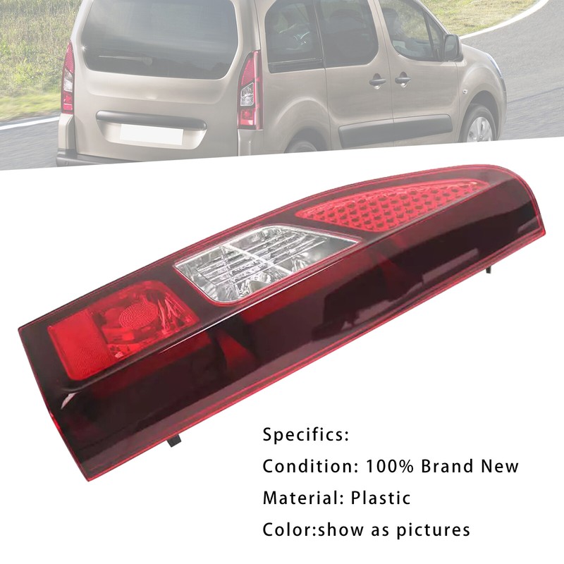 9677205080 Right Tail Rear Light Assembly Pour Peugeot Partner Citroen Berlingo