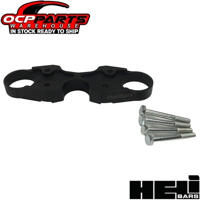 NEW HELIBARS BLACK HANDLEBAR RISERS 2022 - CURRENT SUZUKI HAYABUSA GEN 3 HR03161