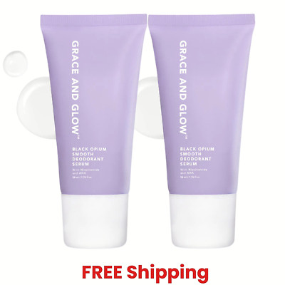 2 pcs Grace and Glow Black Opium Smooth Deodorant Serum Roll On for Brightening