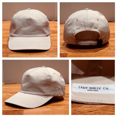 Lady White Co. Cap Japanese Fabric Cotton Twill Taupe Unisex OSFM