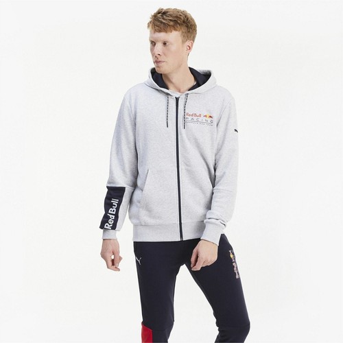 

[763009-02] Мужская спортивная куртка с капюшоном Puma RBR Red Bull Racing Logo, Серый