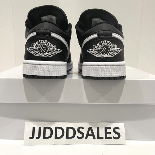 Pre-owned Jordan Nike Air  1 Low Black White Ao9944-001 Women's Size 7