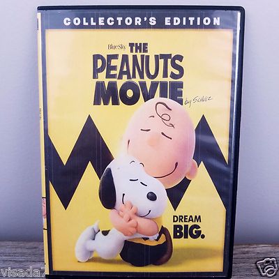 The Peanuts Dream Big Movie DVD 2015 Collectors Edition 