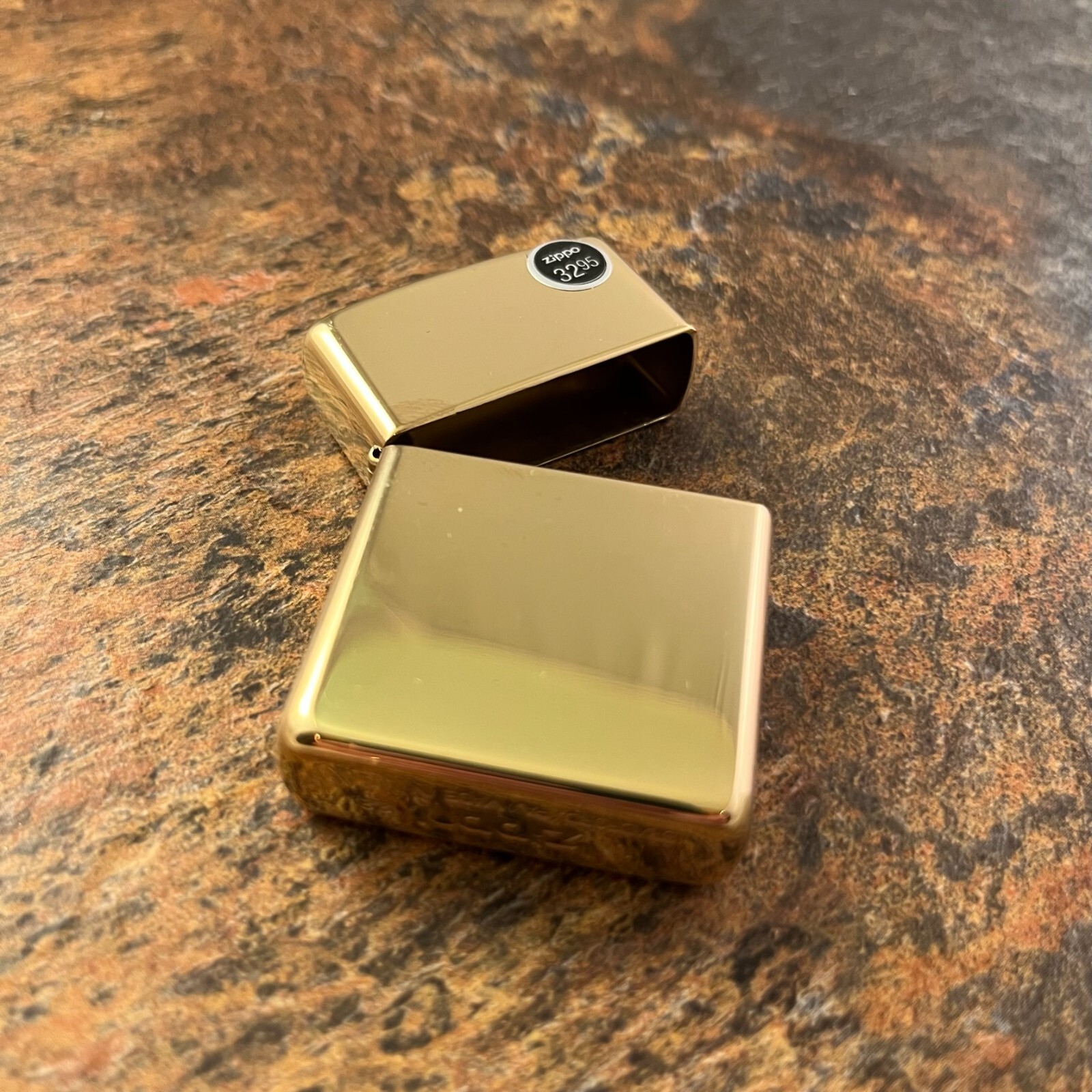 Genuine Zippo Armor High Polish Brass windproof Lighter CASE Genuine Zippo Armor High Polish Brass windproof Lighter CASE