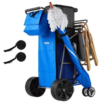 VEVOR Beach Cart with Large Wheels for Sand, 165 lbs Load Capa...