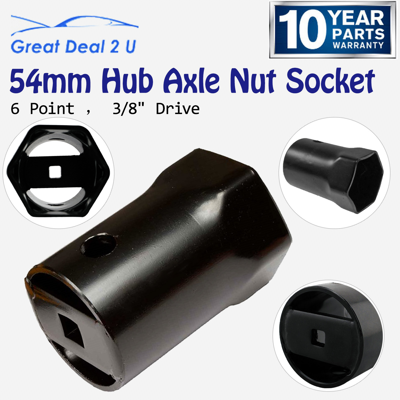 54mm Hub Nut Socket for Toyota Landcruiser 4x4 Hilux Front Wheel Bearing 3/8 eBay
