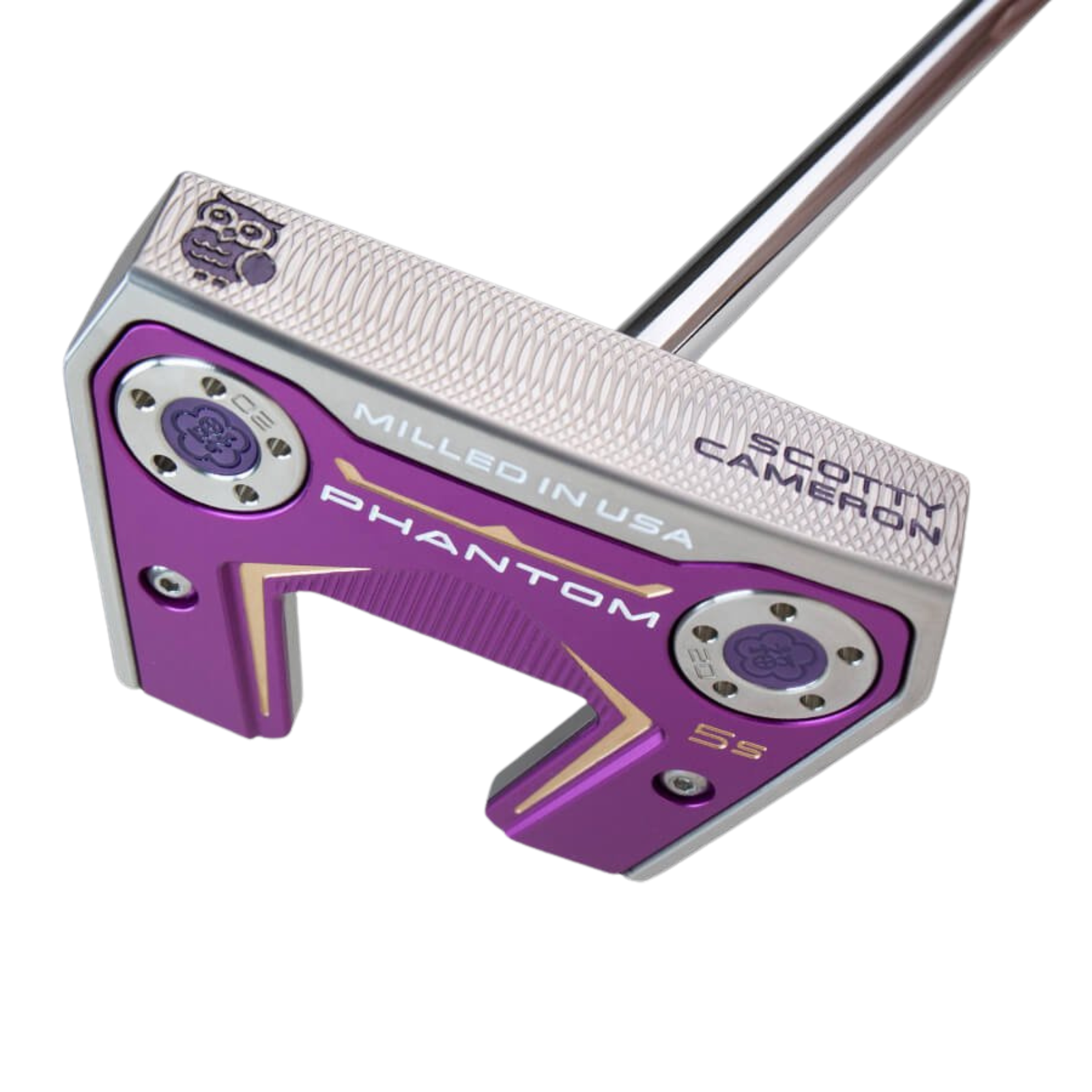 SCOTTY CAMERON 2024 Phantom 5S Lucky Owl M Purple 34 inch | eBay