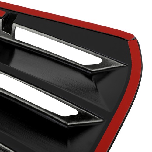 Rear Window Louver Sun Shade Cover Vent Black For Honda Civic Sedan 2016-2021