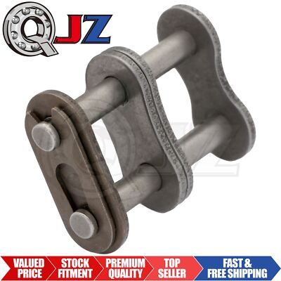 [(Qty.1pc)] 40-2R-CL 1/2'' Pitch Connecting Link For Double-Strand Roller Chain
