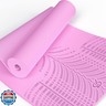 LOLLIPOP Thick Yoga Mat, Non-Slip Exercise Mat for Yoga, Pilates, Stretching Fitness and Exercise Mat with Easy-Cinch Carrier Strap, 72