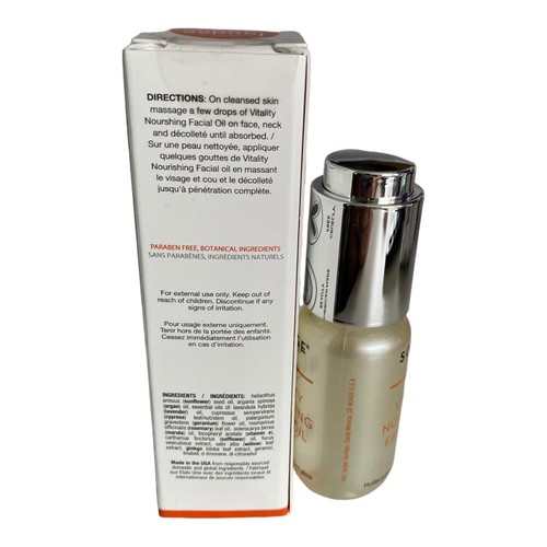Sonage Vitality Nourishing Facial Oil .67 fl oz Full Size Radiance Argan