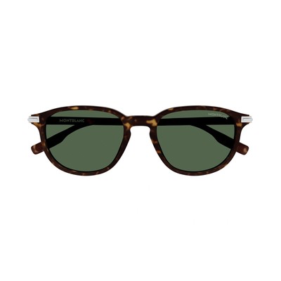 MONTBLANC MONT BLANC MB0276S-002 HAVANA HAVANA GREEN SUNGLASSES