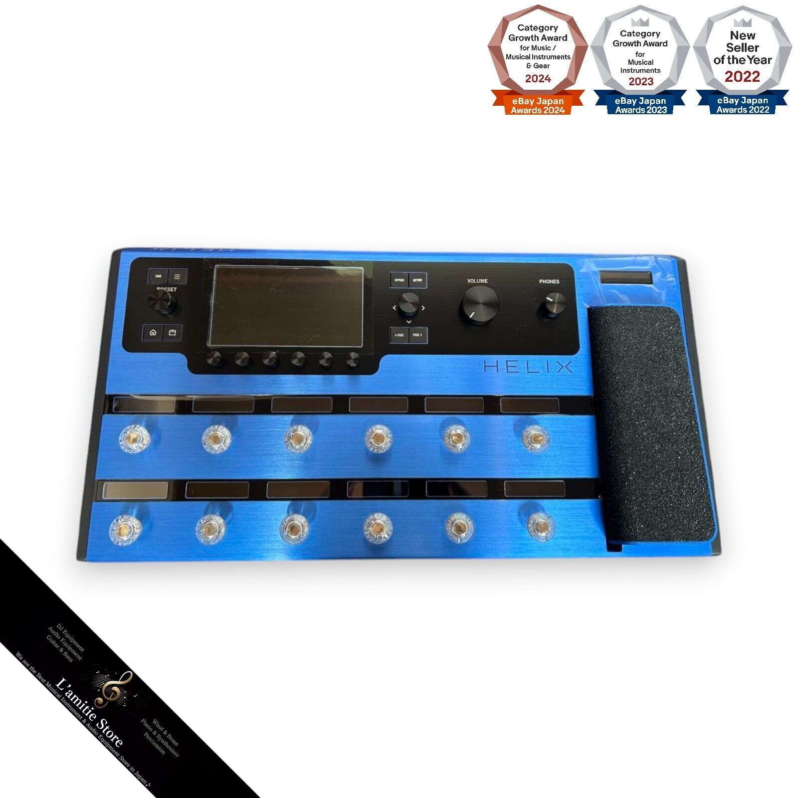 Line 6 Helix Floor Multi-effects Processor Guitar Pedal Line 6 Helix Floor Multi-effects Processor Guitar Pedal