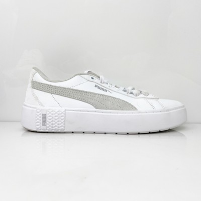 

Puma Womens Smash Platform V2 383877-02 Белая Повседневная Обувь Кроссовки Размер 8, Белый, Smash Platform V2