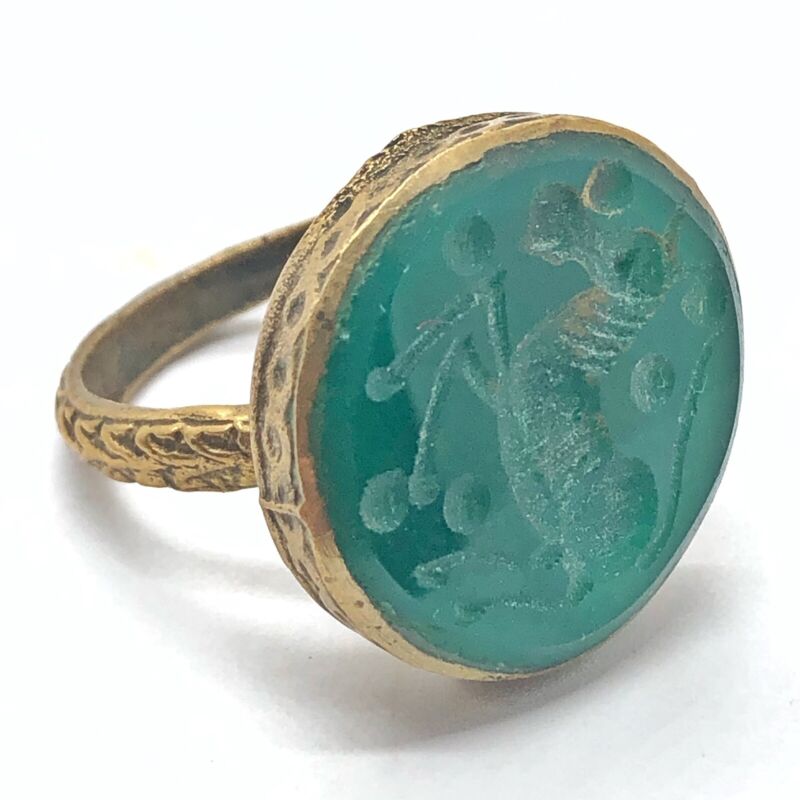 Antique Islamic Intaglio Ring - Post Medieval Ottoman Empire Style Middle East H