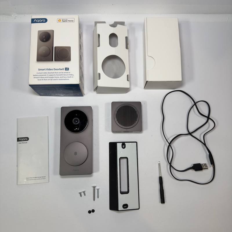 Aqara G4 Smart Doorbell Camera with Chime 2K HD, HomeKit