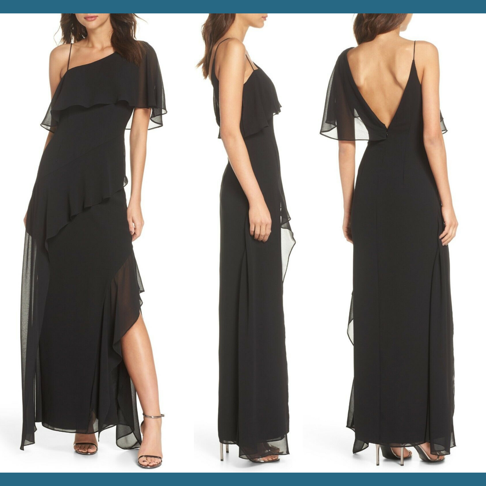 NWD $210 Keepsake The Label No Love One-Shoulder Gown [SZ