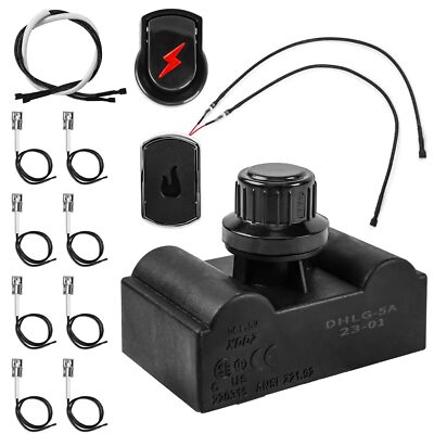 Grill Igniter Kit,Electronic Ignition Module and Switch Button with Wires for...