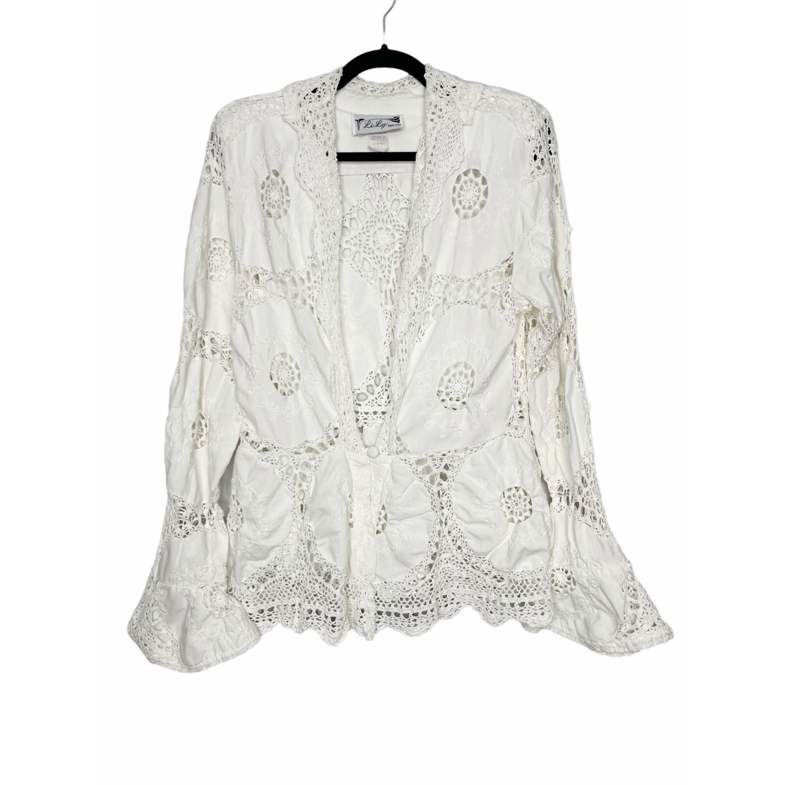 カーディガン TODAYFUL - louren lace cardigan crochet lace knit cardigan – louren store