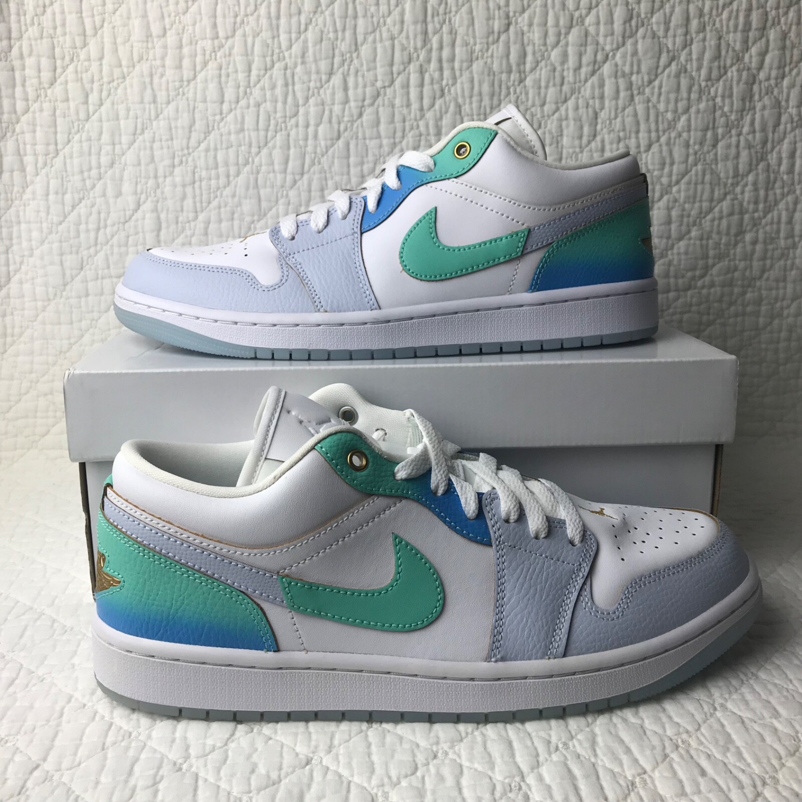 Nike Air Jordan 1 Low SE Sneakers Women's SZ 11.5 White