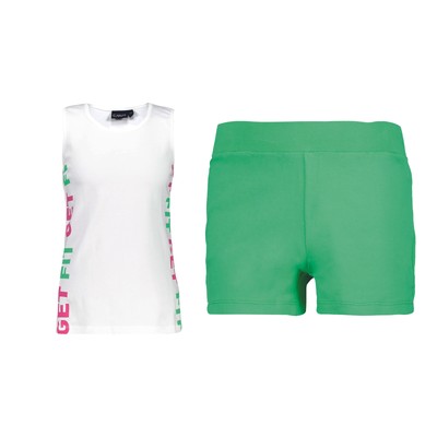 CMP Tracksuit Leisure Suit Summer Set White Stretch Logo