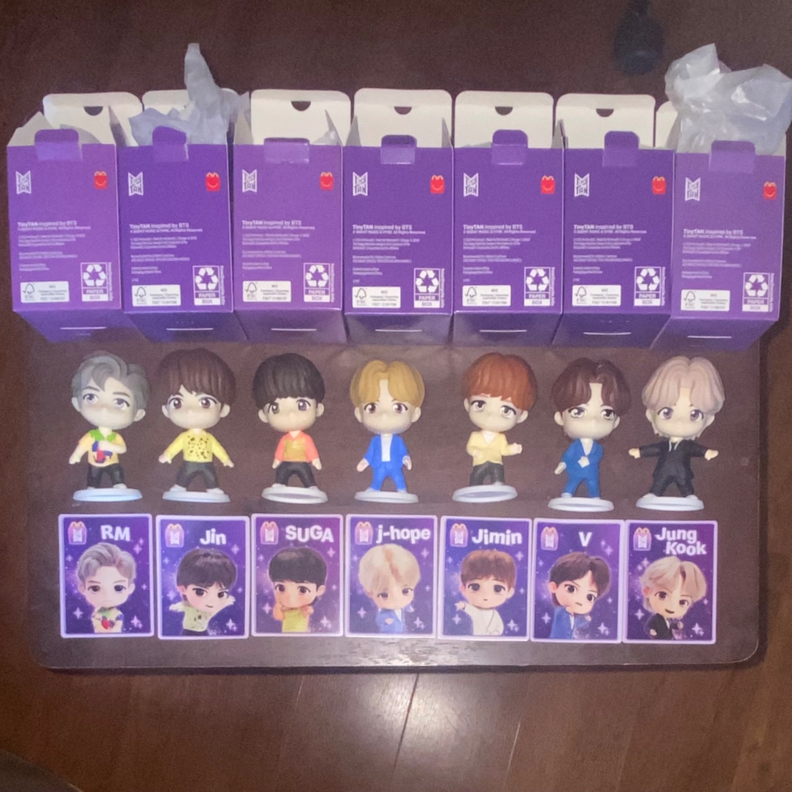 BTS TinyTAN BT21 詰め合わせ セット McDonald's Tinytan x BTS 2025 Happy Meal Toys Sets(1-14