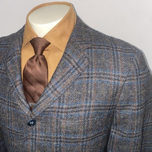 Vtg 50s 60s Suit Jacket Sport Coat Blazer Atomic Plaid Wool Vtg 50s 60s Suit Jacket Sport Coat Blazer Atomic Plaid Wool