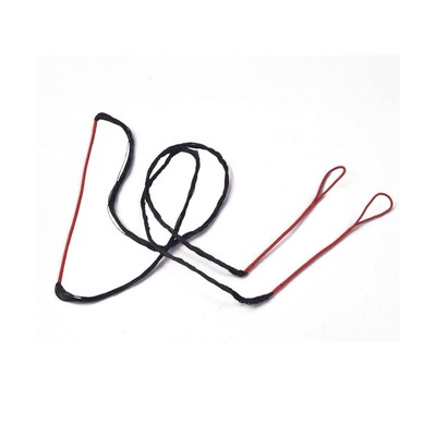LWANO Red Bow String Set 12/14/16 Strands 48-70 inches for Traditional Recurv...