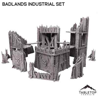 Badlands Ork Industrial Terrain Set - Wargaming Ork Terrain