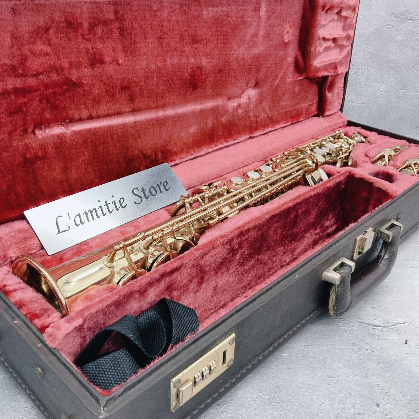 Yamaha YSS-875 Custom & Hard Case Soprano Saxophone Sax