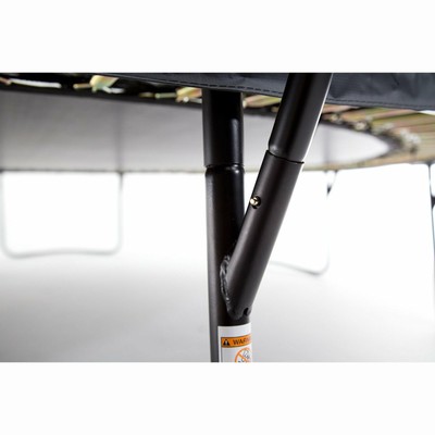SkyBound Stratos Round Trampoline with Enclosure, Black, 12 diam. x 9H ft.