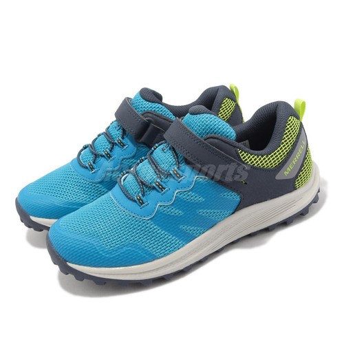 

Merrell Nova 3 Blue Grey Volt Kids Women Trail Running Outdoor Shoes MK266784, Синий, Nova 3 Blue