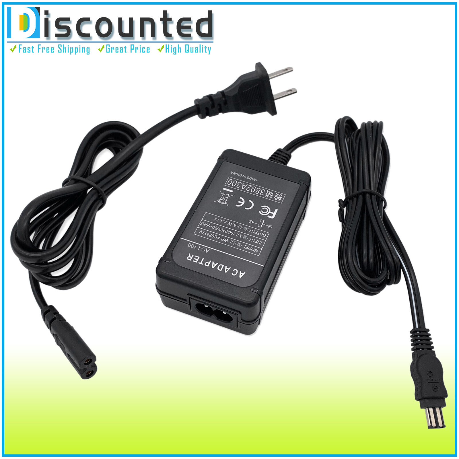 Charger For Sony Handycam Ccd-tr748 Ccd-tr76 Ccd-tr818 Ac-l1