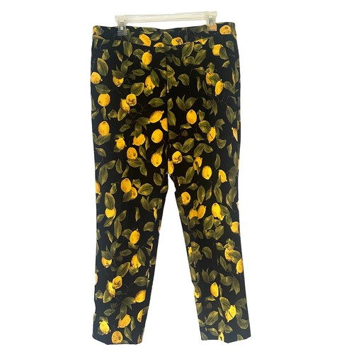 【Shalom】LEMON PANTS Zara Lemon Print Slim Fit Pants Size L | eBay