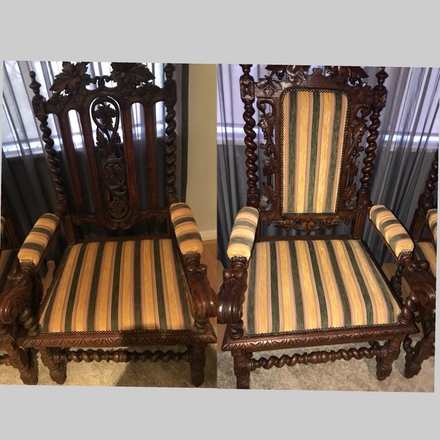 2x ANTIQUE ENGLISH OAK OWNED BY THE NZ BISHOP 1850s 