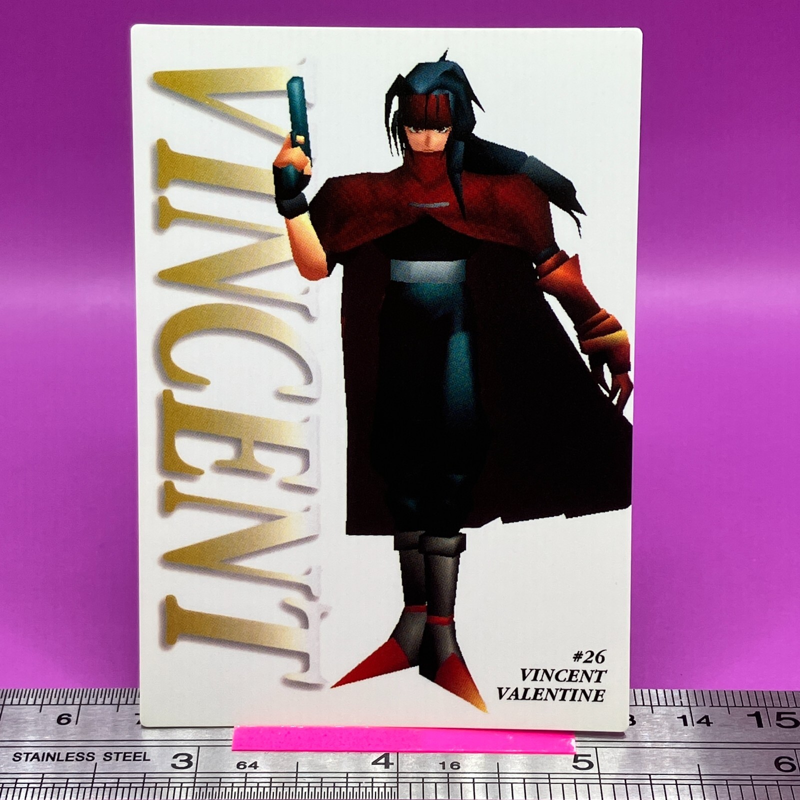Vincent Valentine #26 Final Fantasy 7 FFVII Carddass Masters