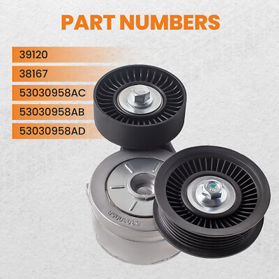 38167 Drive Belt Tensioner Assembly for 53030958 53030958AB 999007 New