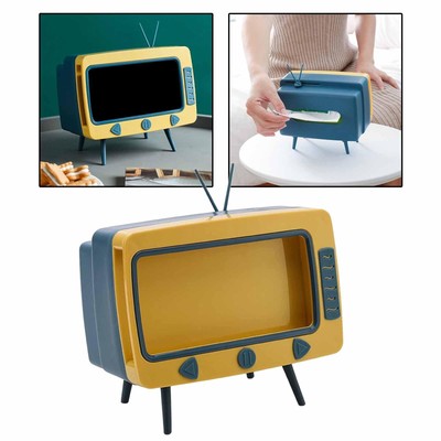 2 in 1 Multifunctional Tissue Box Desktop Mobile Phone Stand Holder Napkin
