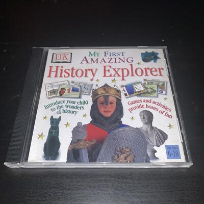 DK My First Amazing History Explorer (PC/Apple Mac, 1998) Windows CPU Ages 6-10