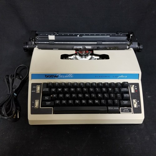 1977 Brother Cassette Electric L10 Plus 3 on the Typewriter Database