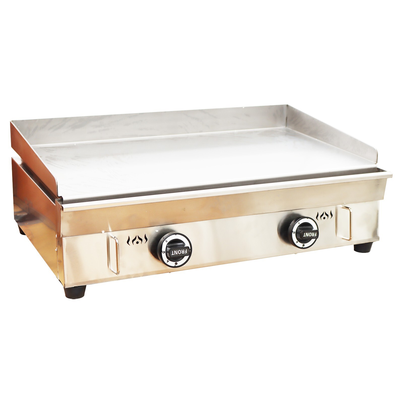 PreAsion Commercial Grill Griddle LPG Countertop Griddle Flat Top Grill Hot Plat