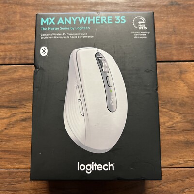 Logitech MX Anywhere 3S Compact Wireless Mouse Fast Scrolling 8K DPI Any-Surface