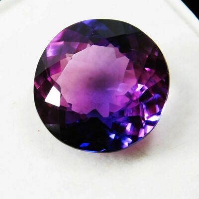 7 Ct Extremely Rare Natural Purple Tanzanite Round Certified Loose Gemstone