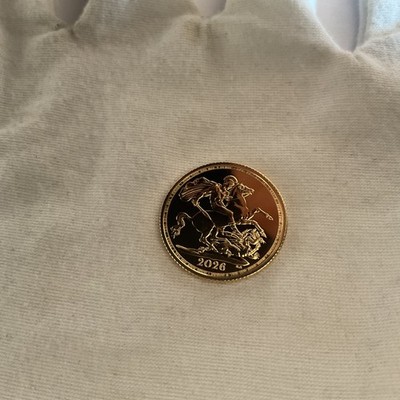 2026 UK ‘ YELLOW GOLD ‘ FULL SOVEREIGN GOLD COIN