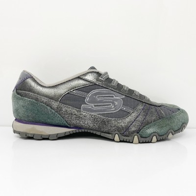 

Skechers Womens Bikers Vexed 22037 Серые повседневные кроссовки, размер 7,5, Серый, Bikers Vexed